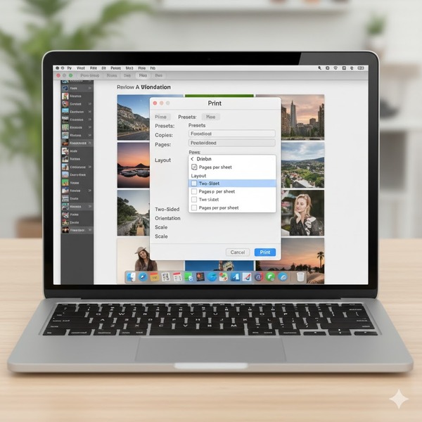 Hướng dẫn từng bước cách in nhiều file ảnh cùng lúc trên MacOS