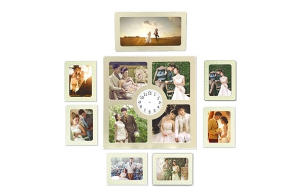 Bộ khung ảnh cưới treo tường có nhiều kích thước