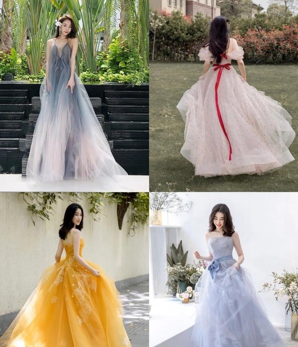 Cô dâu nên lưu ý chọn màu sắc của váy cưới hợp với màu da của mình