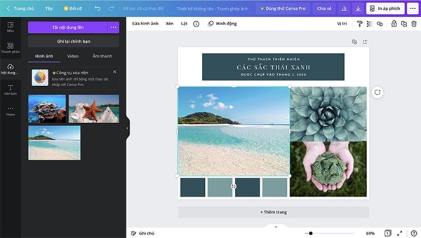 Căn chỉnh ảnh sao cho phù hợp