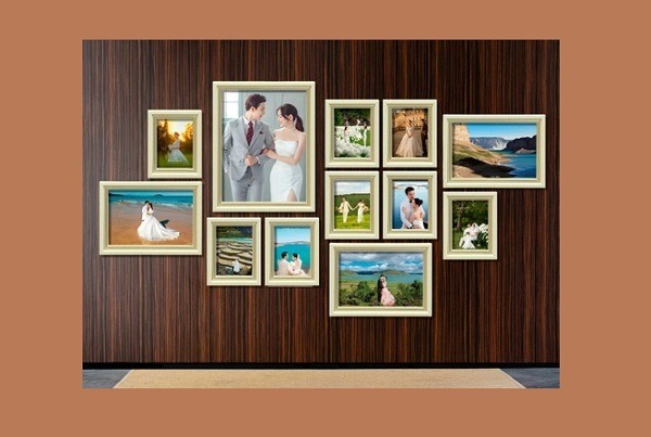 Các khung ảnh đẹp để ghép hình bằng gỗ phù hợp với mọi không gian trang trí