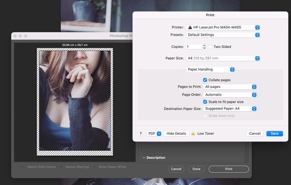 Một số chức năng cần biết khi thực hiện cách in hình ảnh trên máy tính ra giấy a4
