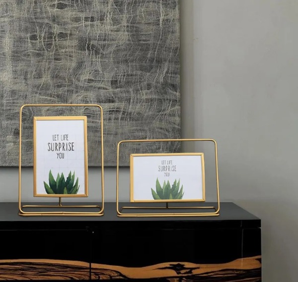 Khung ảnh đẹp để ghép ảnh bằng kim loại phong cách châu âu