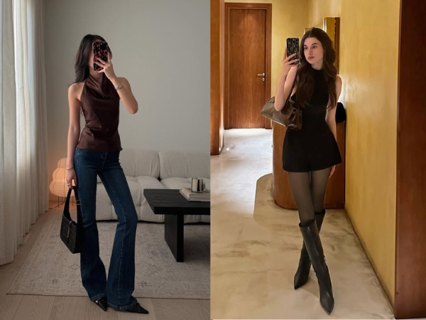 Chụp ảnh trước gương tôn đường cong cơ thể