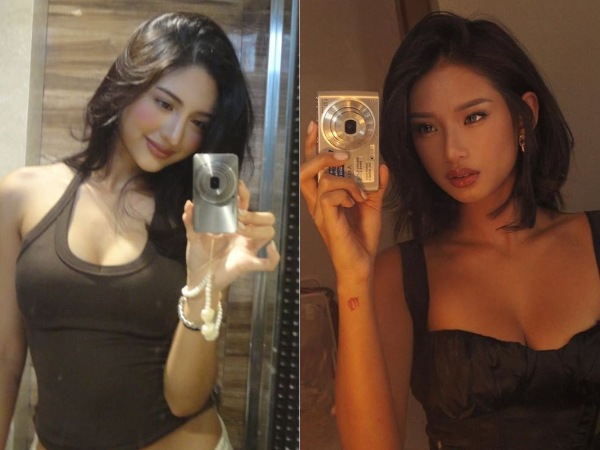 Chụp ảnh trước gương nữ phong cách nghệ thuật