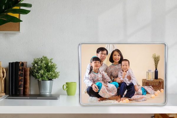 Ảnh pha lê cho gia đình