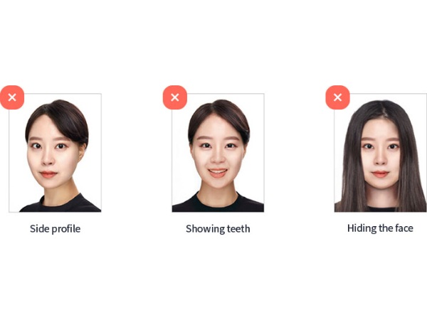 Các mẫu ảnh thẻ không đạt chuẩn