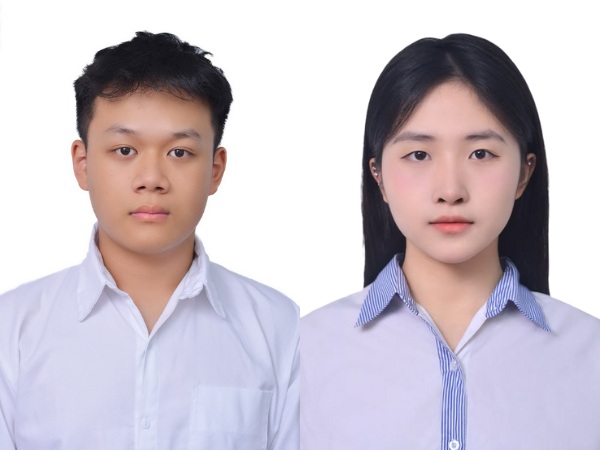 Mẫu ảnh thẻ nền trắng