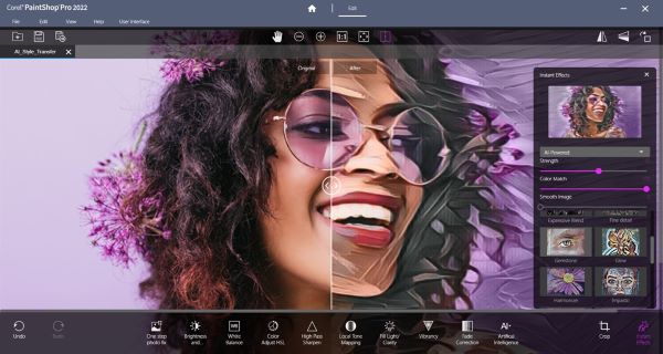 App phục hồi ảnh cũ Corel Paintshop Pro