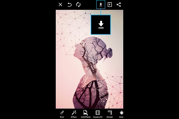 Save ảnh lại và chia sẻ lên mạng xã hội Facebook, Instagram..