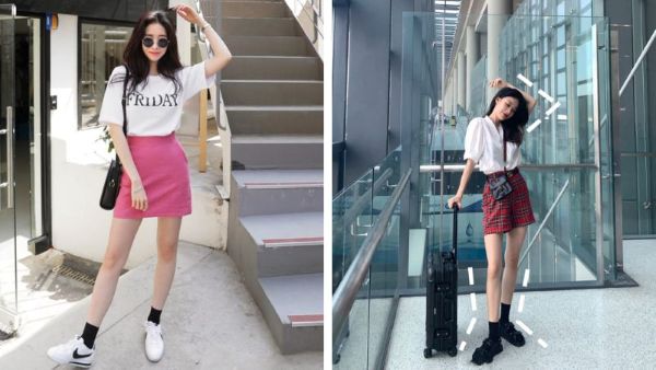 Tạo dáng giả vờ chỉnh tóc