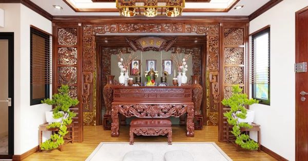 Cách treo ảnh thờ là nghi thức quan trọng trong văn hóa tâm linh của người Việt