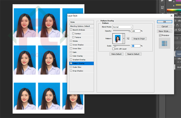 Tạo file in ảnh thẻ hàng loạt