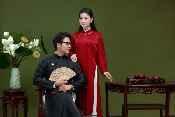 Chụp ảnh cưới áo dài xưa cổ điển