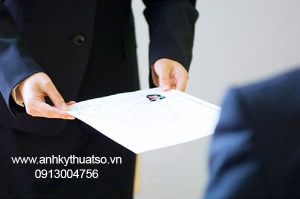 Không có quy chuẩn nào về việc hồ sơ xin việc dán ảnh 3x4 hay 4x6