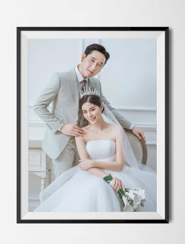 Mẫu 7 khung ảnh cưới 60x90 đơn giản