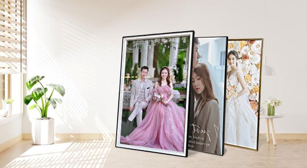 Mẫu 8 khung ảnh cưới 60x90 đơn giản