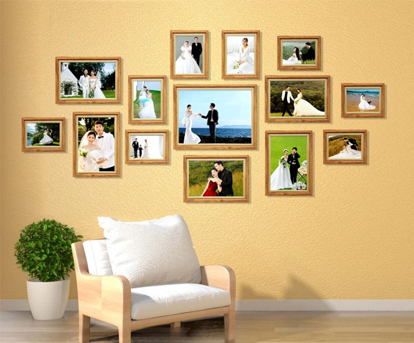 Khung ảnh gỗ đẹp tự nhiên và mộc mạc