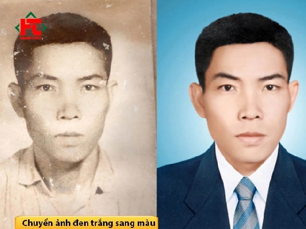 Phục chế ảnh cũ đen trắng sang màu