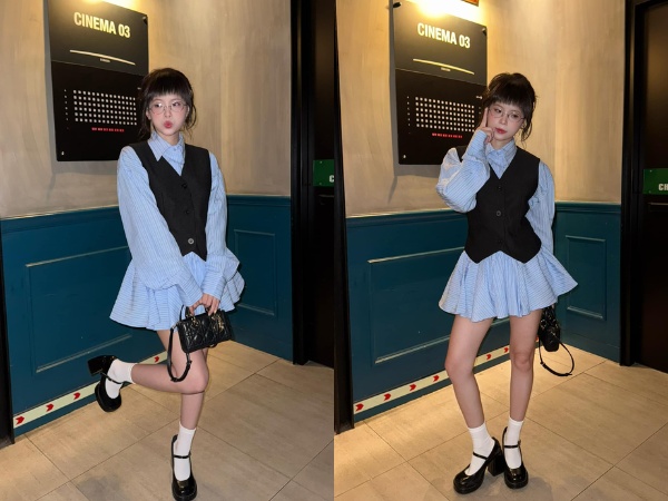 Chụp ảnh đứng theo phong cách dễ thương