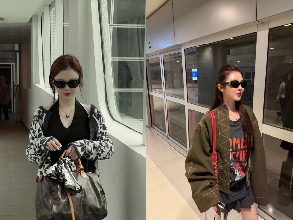 Tạo dáng chụp ảnh đứng nữ khi đang bước đi