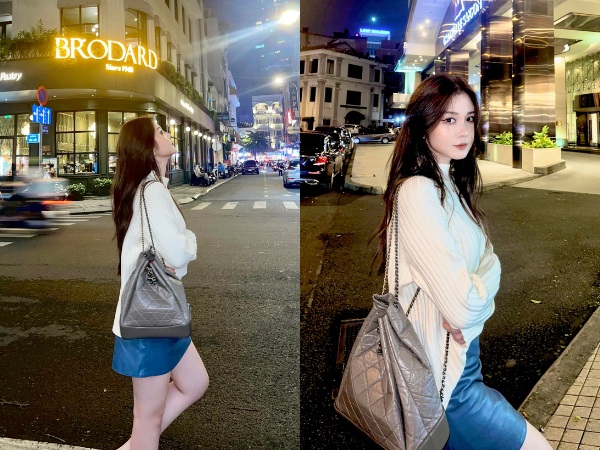 Chụp ảnh đứng khoanh tay đầy thần thái