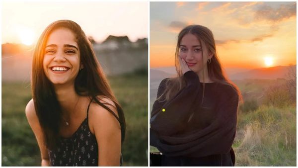 Tạo dáng chụp cận mặt ánh sáng viền