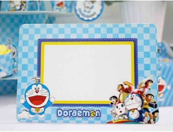 Trang trí khung ảnh với ý tưởng nhân vật hoạt hình Doreamon