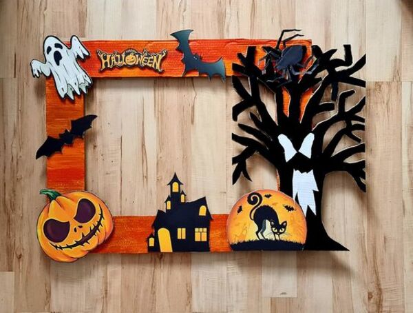 Thỏa sức trang trí khung ảnh Halloween độc lạ