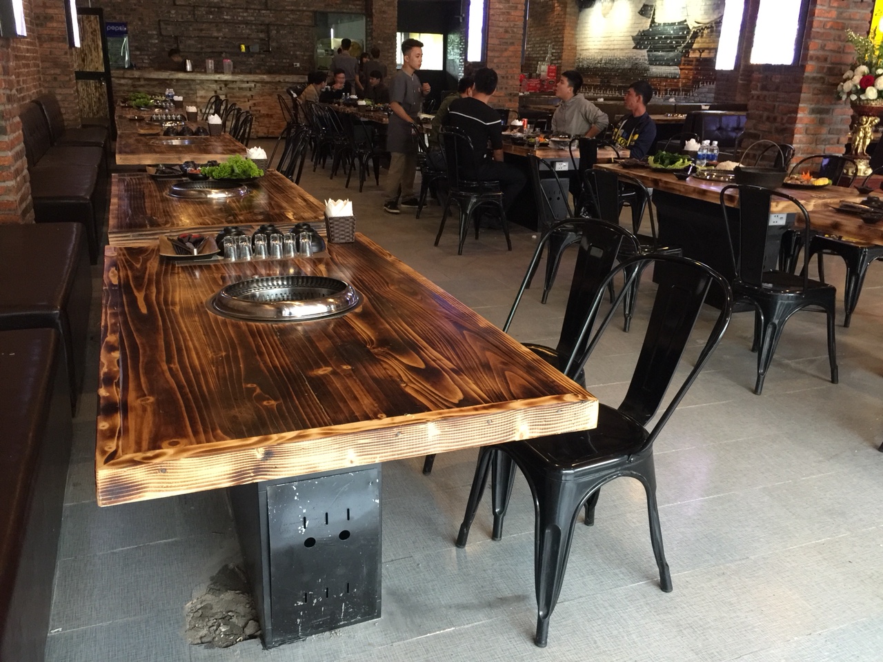 lẩu nướng không khói hút âm