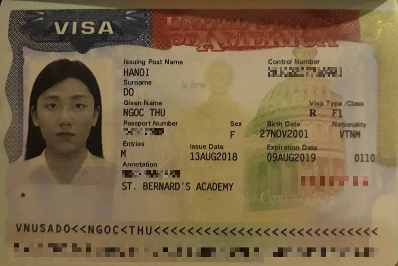 Chúc mừng bạn Đỗ Ngọc Thu đã đậu visa du học Mỹ