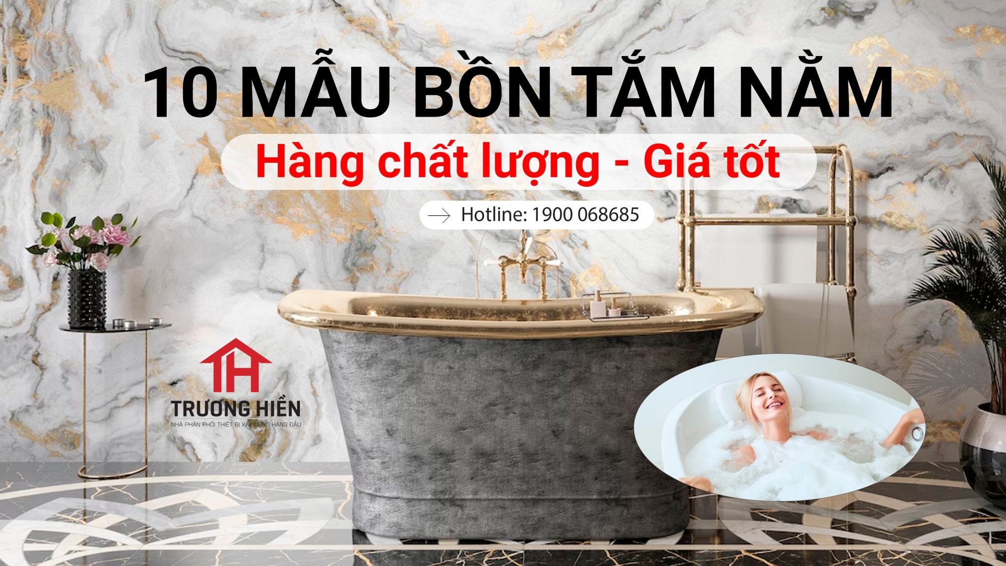 Mua ngay 10 mẫu bồn tắm nằm chất lượng giá tốt năm 2023