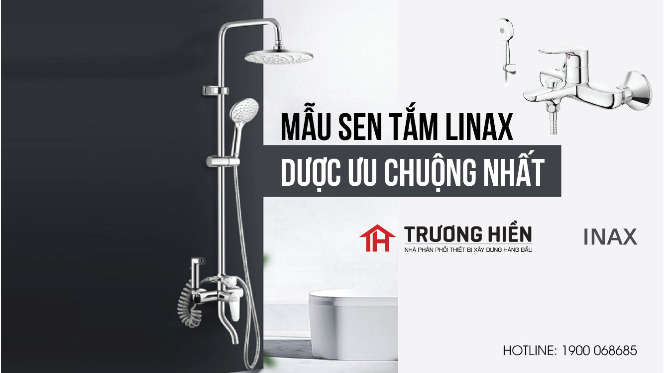 Tuyển chọn 10+ mẫu sen tắm Inax được ưa chuộng nhất