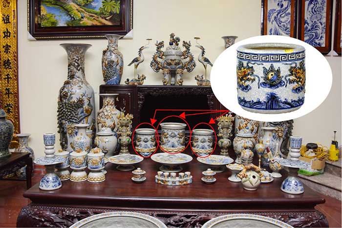 Không nên thay thế ba bát hương bằng một bát hương lớn khi thờ cúng