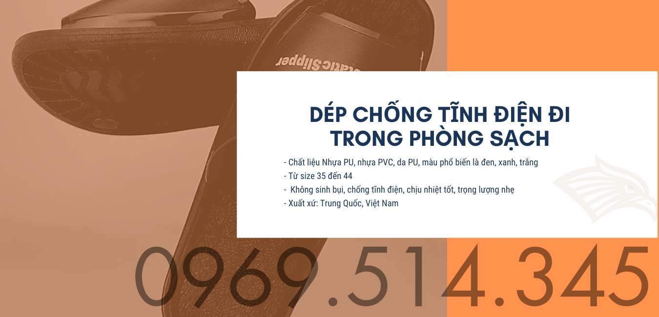 Dép chống tĩnh điện đi trong phòng sạch