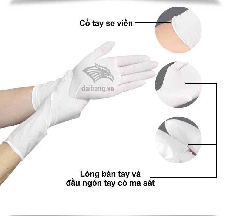 Cổ tay se viền chống tuột  đầu ngón tay có nhám để cầm vật phẩm chắc chắn hơn