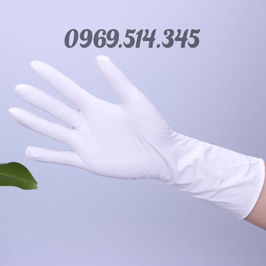 Găng tay Nitrile 100% từ cao su tổng hợp với độ co giãn tốt " nâng niu" đôi bàn tay của người tiêu dùng