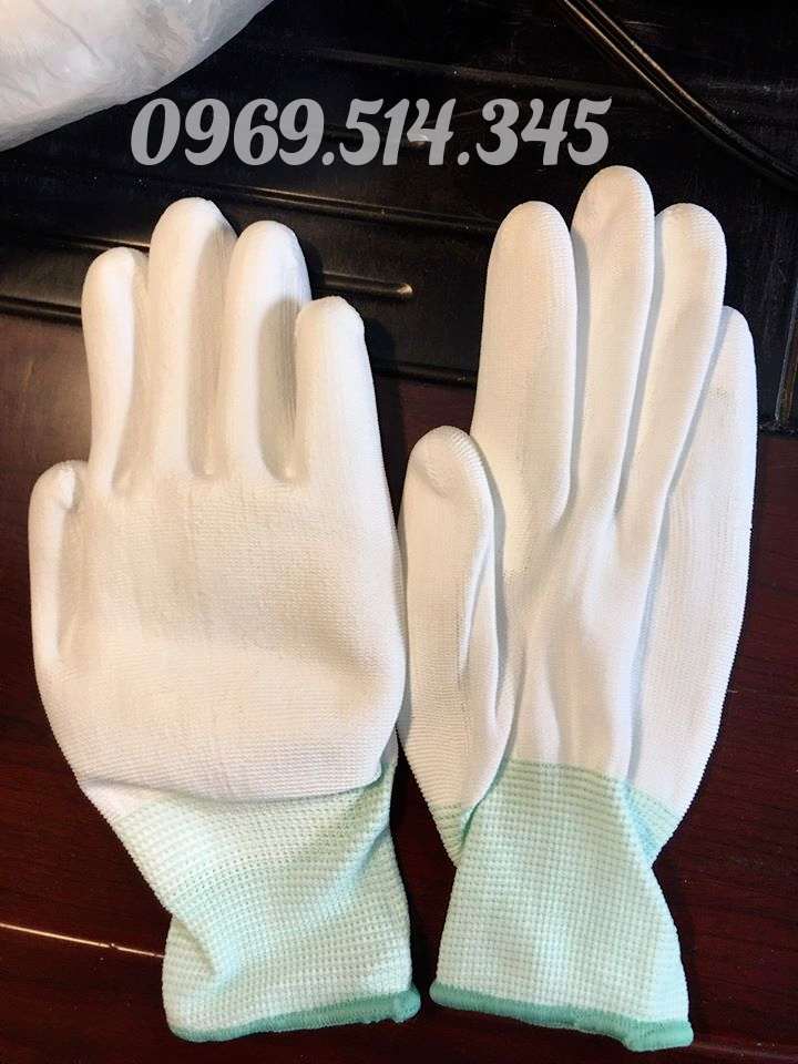 Lớp phủ PU (Polyurethane) là thành phần quan trọng quyết định tính năng của bao tay PU màu trắng