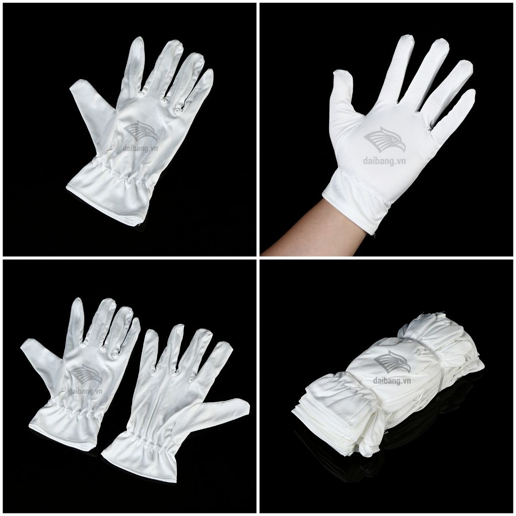 Gang tay có nhiều ưu điểm: Thấm hút tốt, không để lại mồ hôi, vân tay và dùng tốt trong phòng sạch