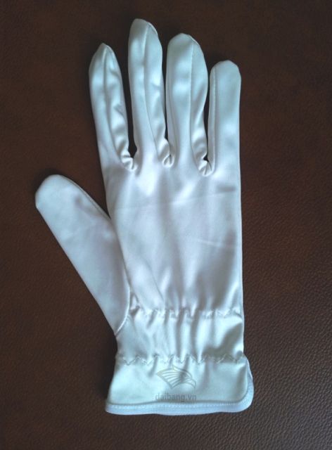 Găng tay vải siêu mịn 2 chun (2 thun)