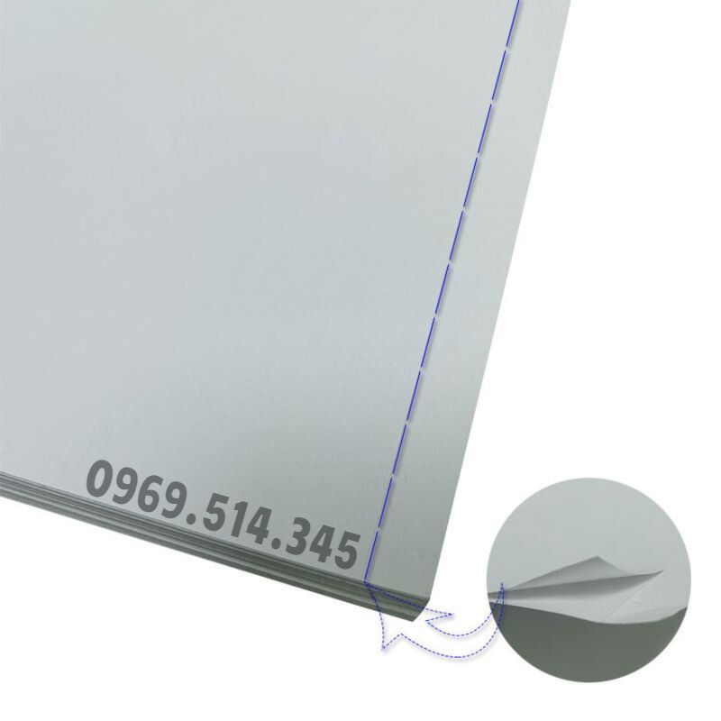Nhờ chất liệu PE/PVC giúp cho giấy dính bụi phòng sạch mềm dẻo và có độ bền cao