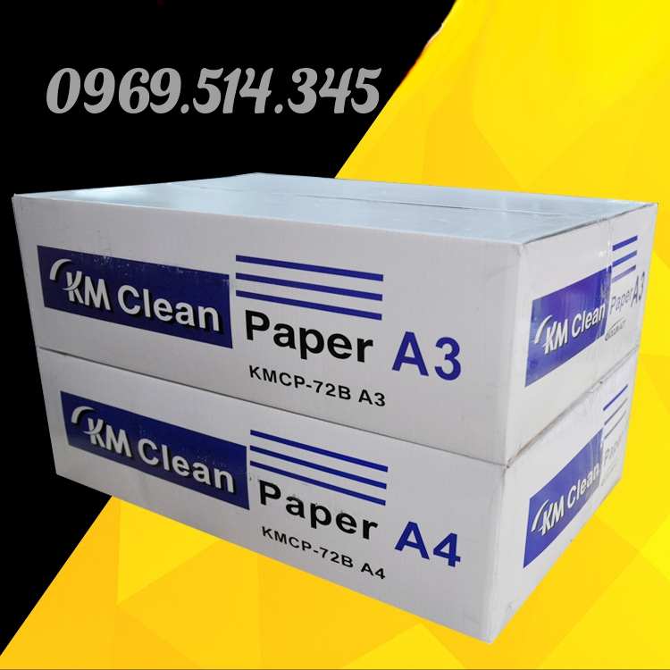 Giấy in Phòng sạch KM Clean Paper kích thước đa dạng A3, A4...