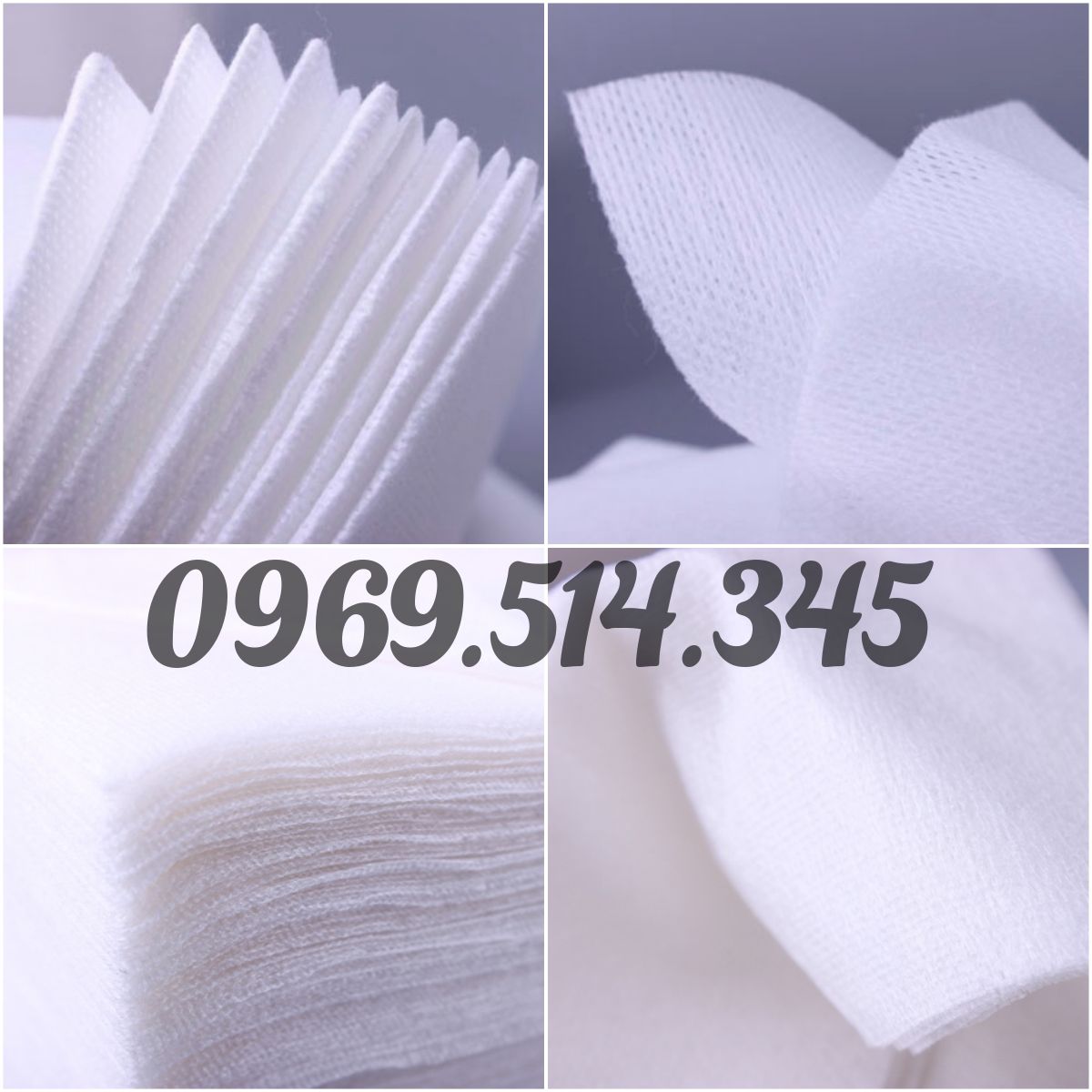 Giấy lau Bemcot 100% cellulose mềm mại, không xơ, chịu nhiệt tốt