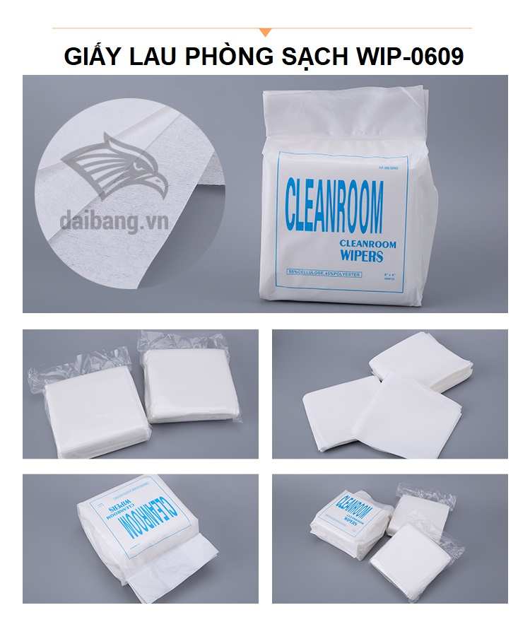 Ảnh chụp "các góc độ" của Giấy lau phòng sạch 0609