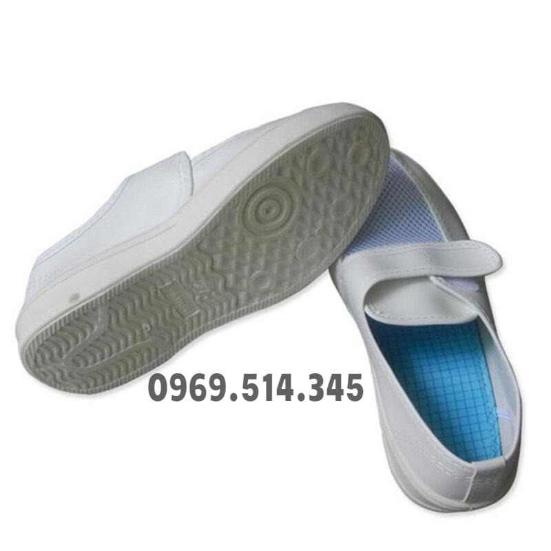 Giày phòng sạch mặt lưới thông thoáng, tạo cảm giác dễ chịu, hạn chế mùi hôi chân