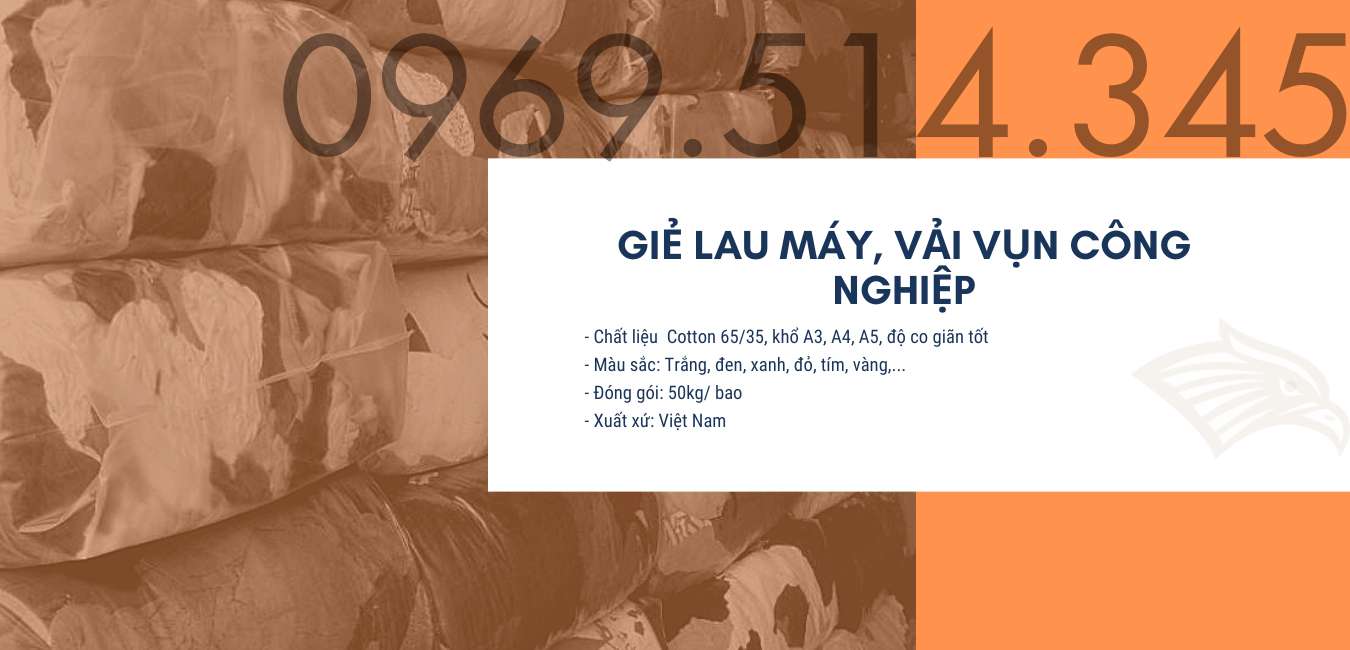 Giẻ lau máy - Vải vụn công nghiệp