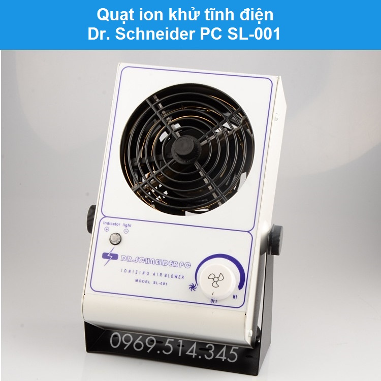 Quạt ion khử tĩnh điện Dr. Schneider PC SL-001