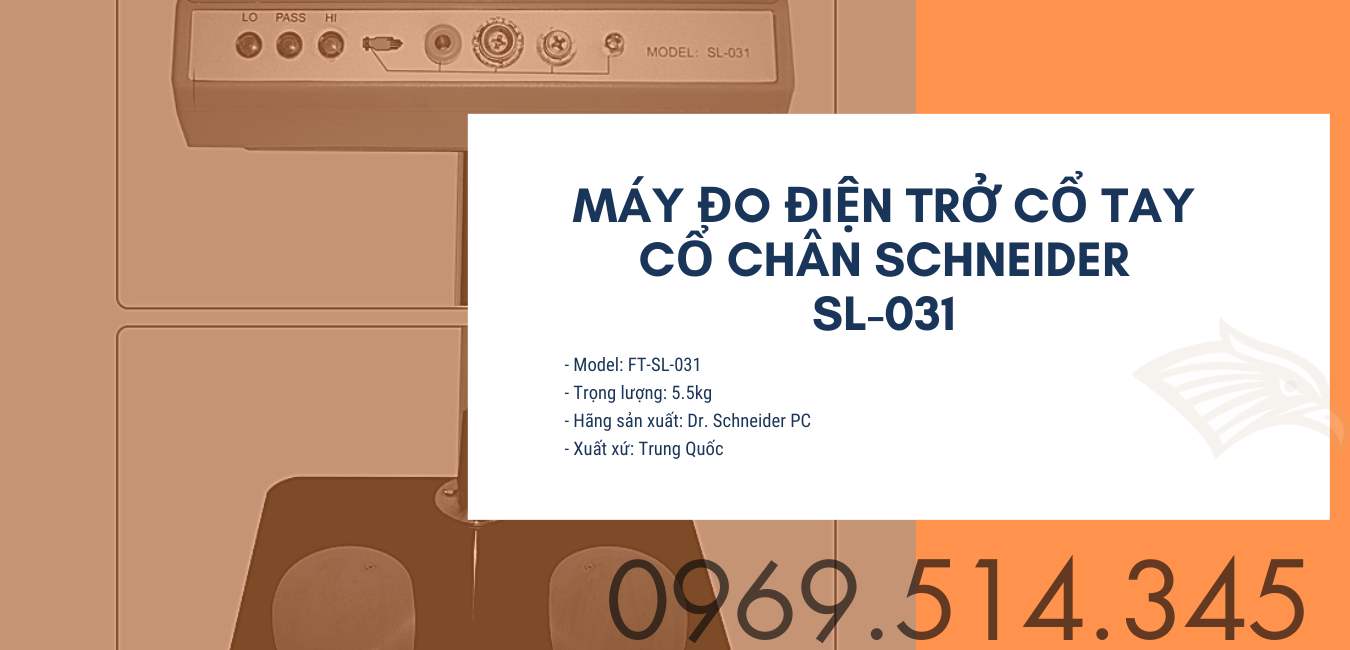 Máy đo điện trở cổ tay cổ chân SCHNEIDER SL-031