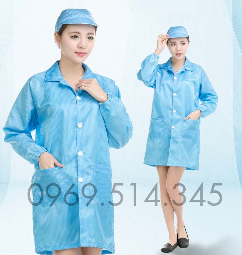 Áo Blue sử dụng phổ biến trong lĩnh vực y tế