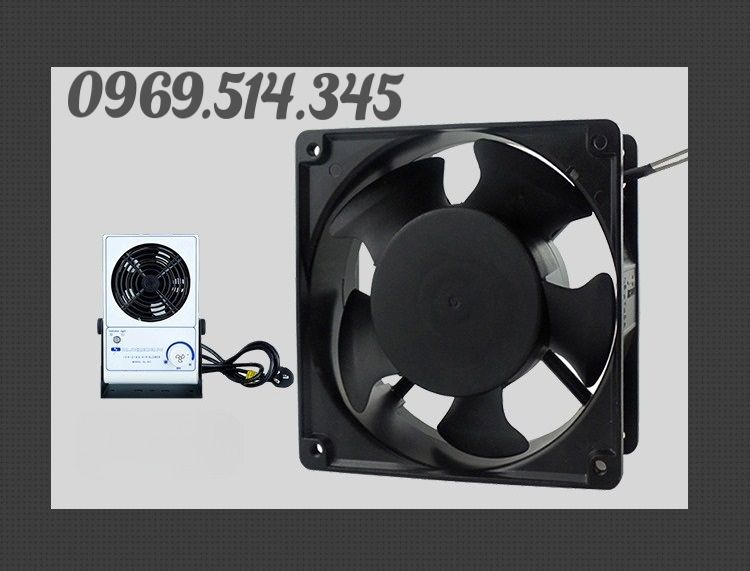 Cấu tạo phần cánh quạt bên trong của thiết bị khử tĩnh điện Dr.Schneider với phần nhựa cứng bền đẹp